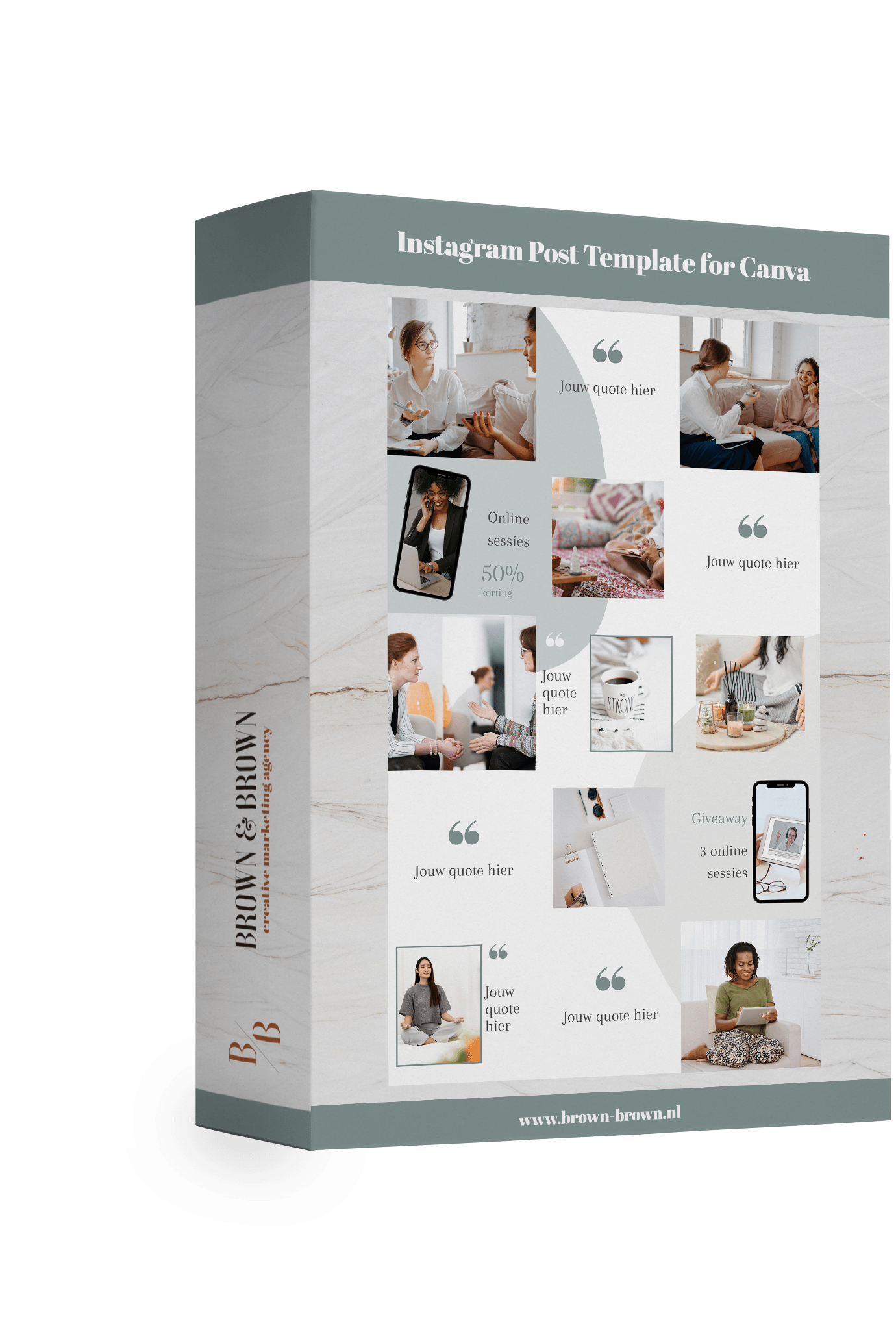 Instagram template Canva template coaches