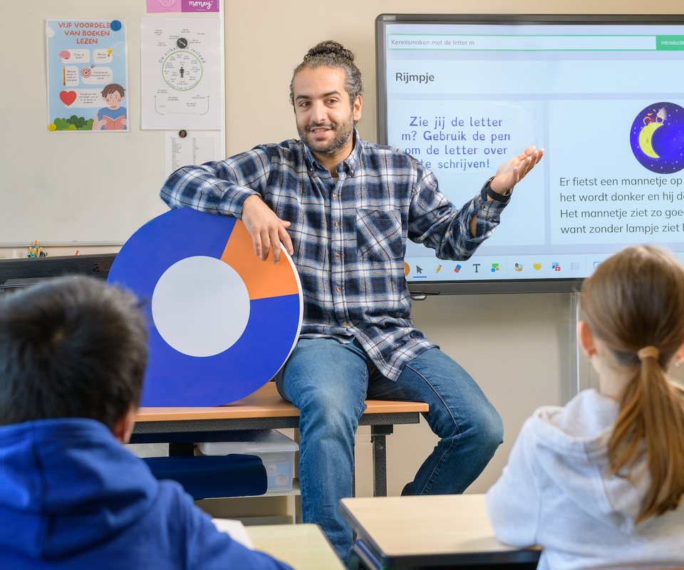 Leraar voor de klas, fotografie Werkcentrum Flevoland